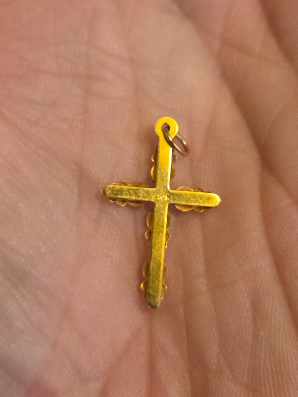 Blackhills Gold Cross Pendant
